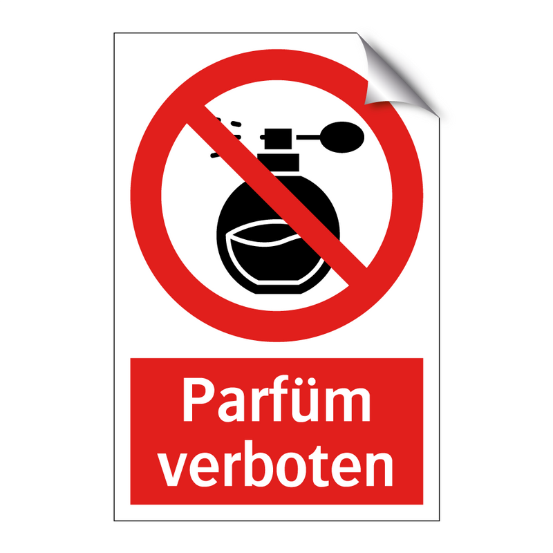 Parfüm verboten