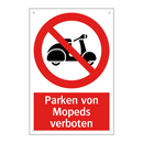 Parken von Mopeds verboten