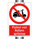 Parken von Rollern verboten