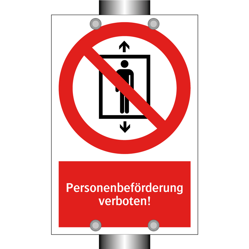 Personenbeförderung verboten!