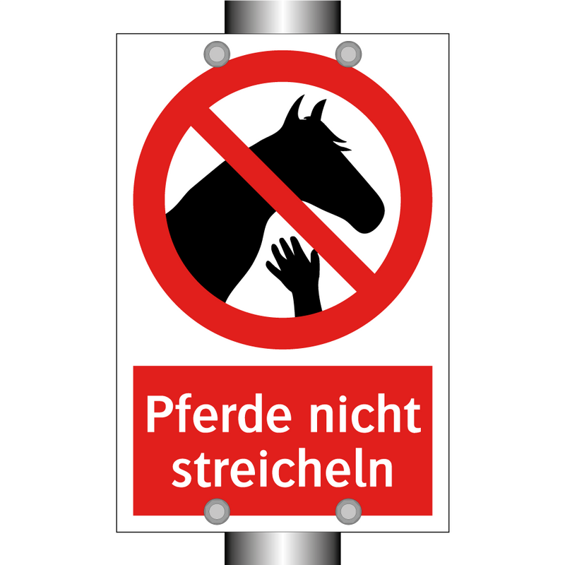 Pferde nicht streicheln