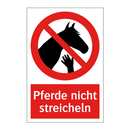 Pferde nicht streicheln