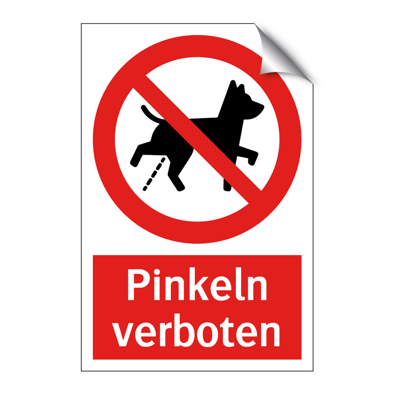 Pinkeln verboten