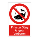 Privater Steg Angeln Verboten