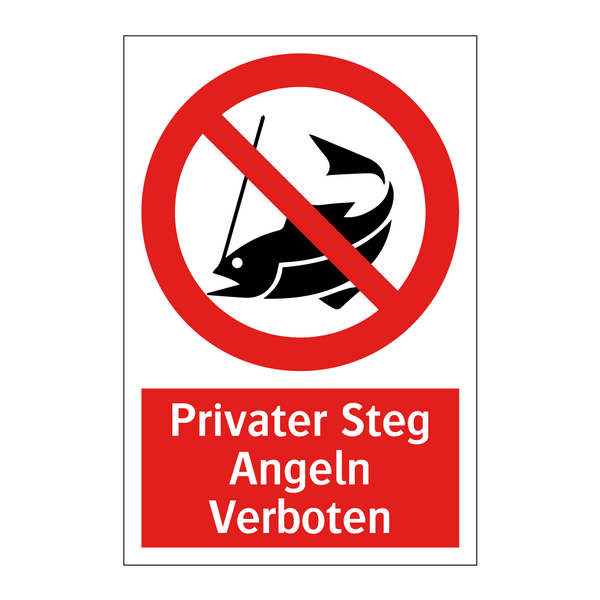 Privater Steg Angeln Verboten