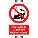 Privatgelände: Jagen und Angeln verboten
