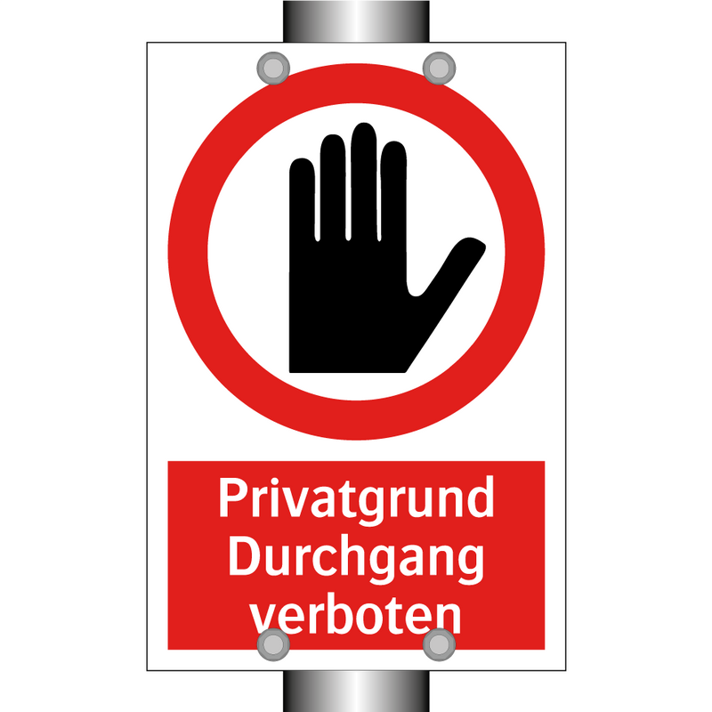 Privatgrund Durchgang verboten