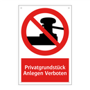 Privatgrundstück Anlegen Verboten