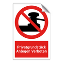 Privatgrundstück Anlegen Verboten