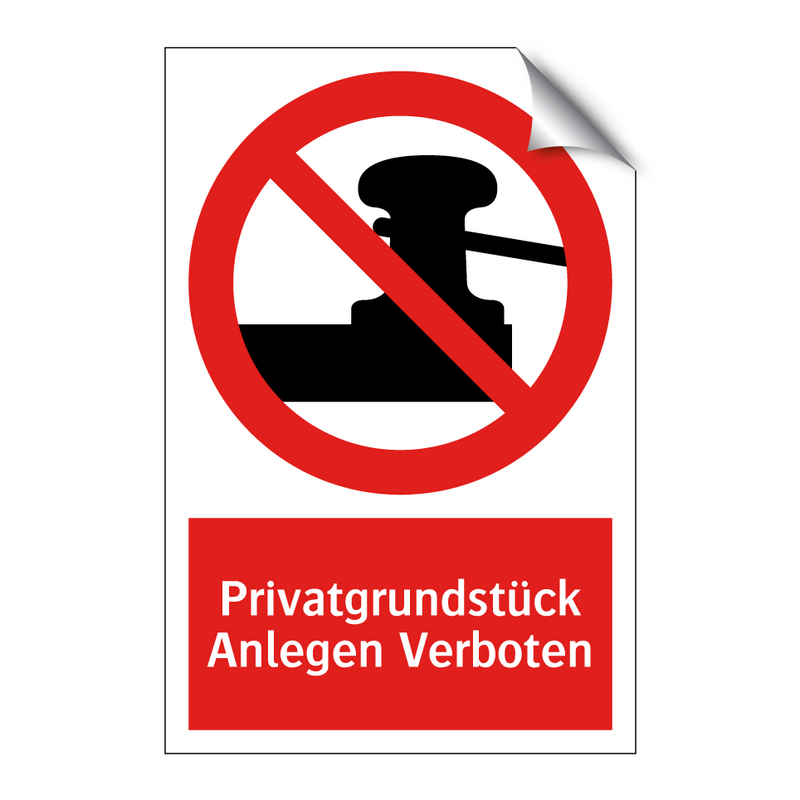 Privatgrundstück Anlegen Verboten