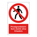 Privatgrundstück: Kein Zutritt ohne Erlaubnis