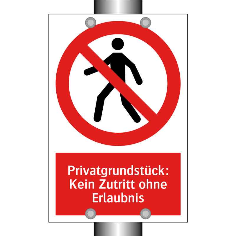 Privatgrundstück: Kein Zutritt ohne Erlaubnis