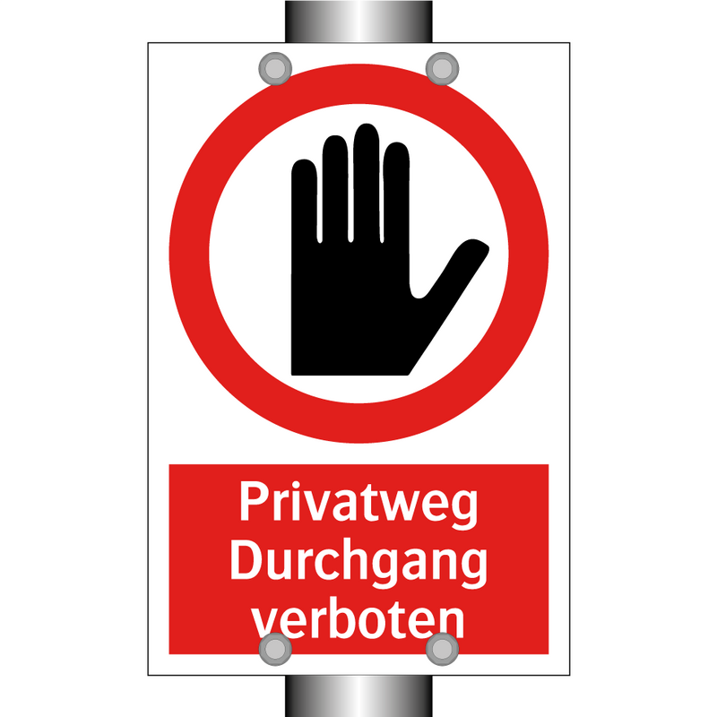 Privatweg Durchgang verboten