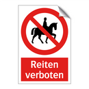 Reiten verboten