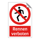 Rennen verboten