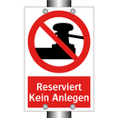 Reserviert Kein Anlegen