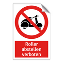 Roller abstellen verboten