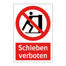 Schieben verboten