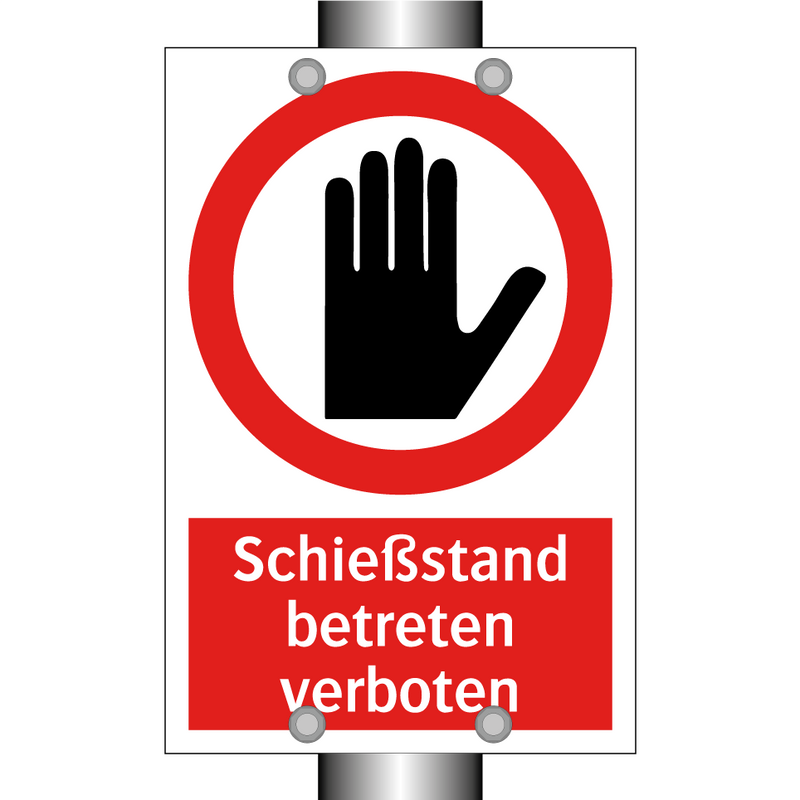 Schießstand betreten verboten