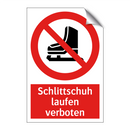 Schlittschuh laufen verboten