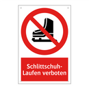 Schlittschuh- Laufen verboten