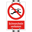 Schnorcheln verboten
