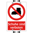 Schuhe sind verboten