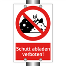 Schutt abladen verboten!