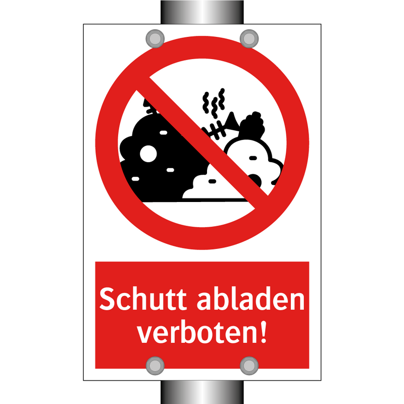 Schutt abladen verboten!