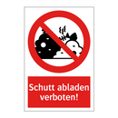 Schutt abladen verboten!