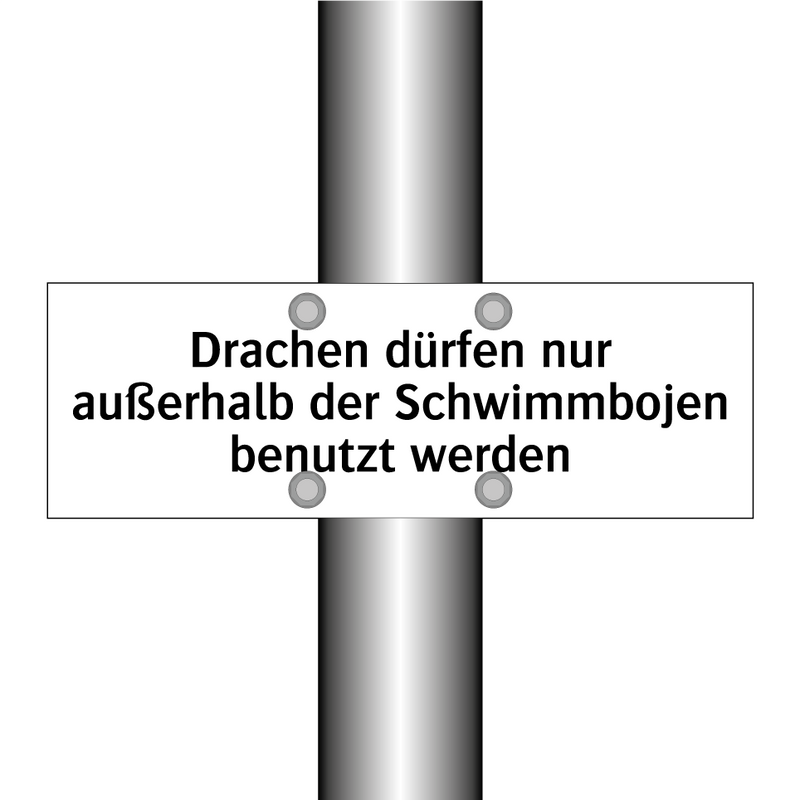 Drachen dürfen nur außerhalb der Schwimmbojen benutzt werden
