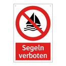 Segeln verboten
