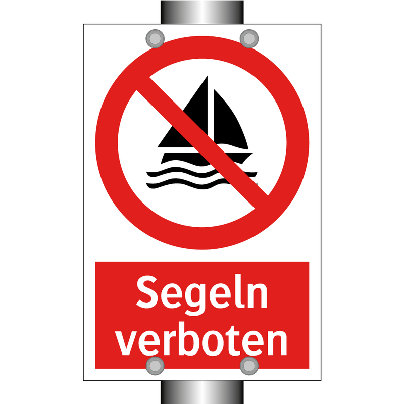 Segeln verboten