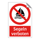 Segeln verboten