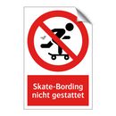 Skate-Bording nicht gestattet