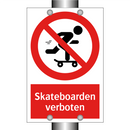 Skateboarden verboten