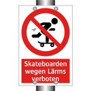 Skateboarden wegen Lärms verboten