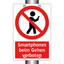 Smartphones beim Gehen verboten