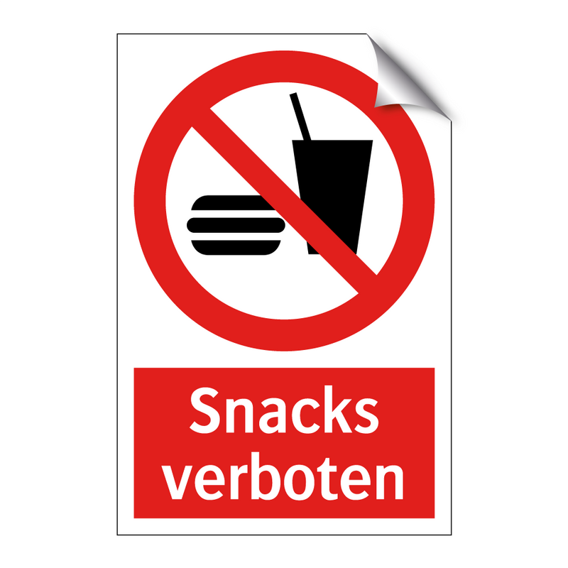Snacks verboten