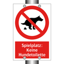 Spielplatz: Keine Hundetoilette