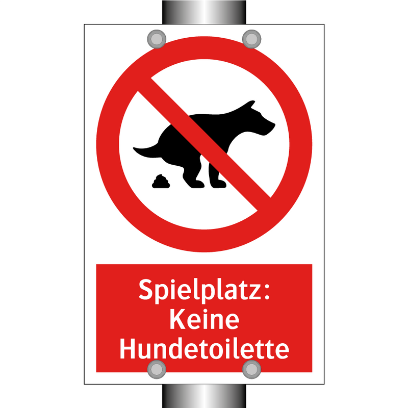 Spielplatz: Keine Hundetoilette