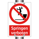 Springen verboten
