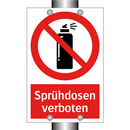 Sprühdosen verboten