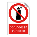 Sprühdosen verboten