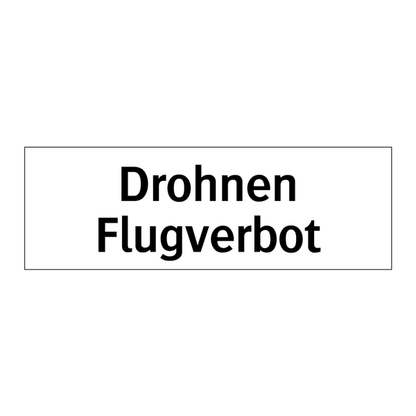 Drohnen Flugverbot