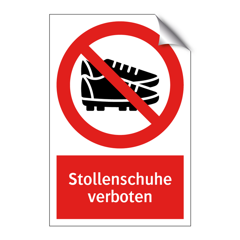 Stollenschuhe verboten