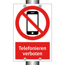 Telefonieren verboten