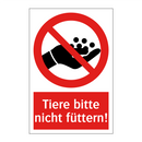 Tiere bitte nicht füttern!