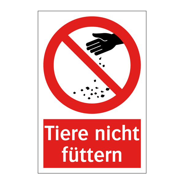 Tiere nicht füttern