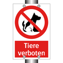 Tiere verboten